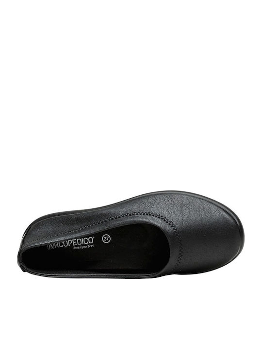 Women's Ballerina Shoes In Black Color