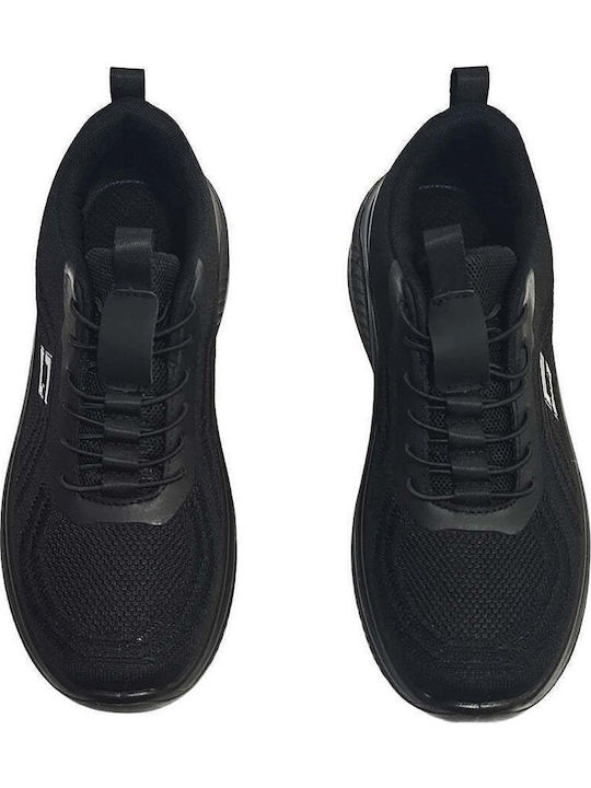 Πάνινα Ανδρικά Slip-On Μαύρα