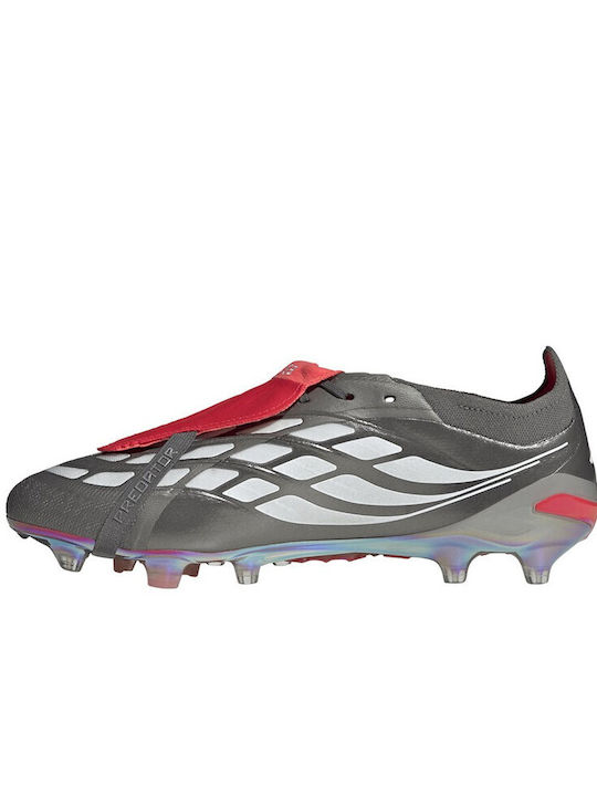 adidas Predator Elite Football Shoes with Cleats AG Silver