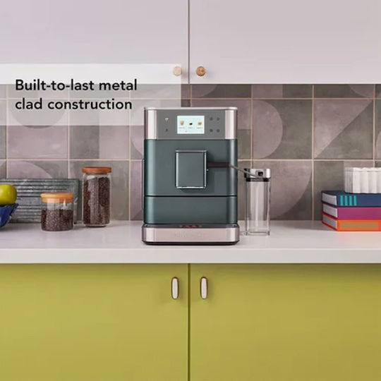 Kitchenaid KF7 Αυτόματη Μηχανή Espresso με Μύλο Άλεσης Πράσινη