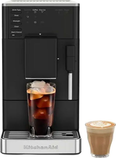 Kitchenaid KF2 Automatic Espresso Coffee Machine with Grinder Matte Black 5KES8452BBM