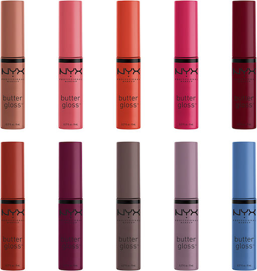 NYX Professional Makeup Butter Gloss Lip Gloss Blueberry Tart 8ml