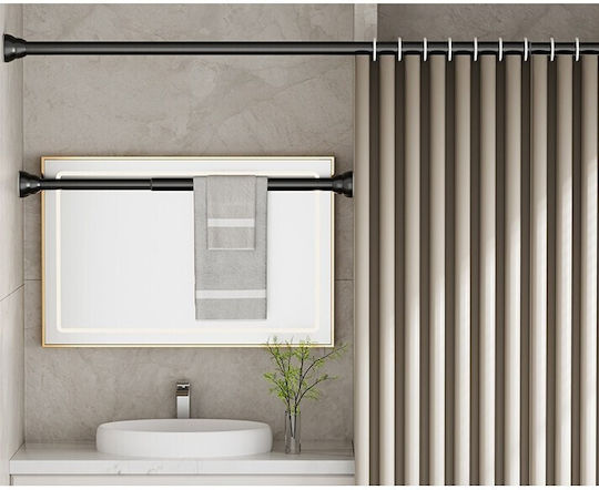 Alista Home Bară Pliabilă Pentru Perdea De Duș Dreaptă Din Oțel Inoxidabil Gri 107cm