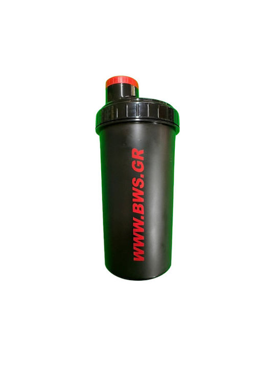 Proteinshaker 700ml Kunststoff Schwarz