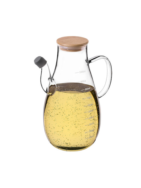 Kadax Glass Oil Can with Flow 1000ml