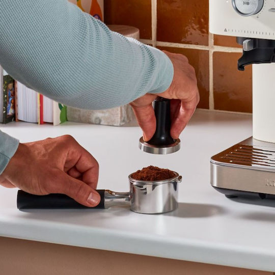 Kitchenaid KES6551 Automatic Espresso Coffee Machine Pressure 15bar for Cappuccino with Grinding Mill Cast Iron Black