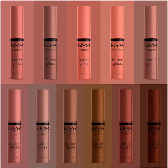 NYX Professional Makeup Butter Gloss Lip Gloss 46 Butterscotch 8ml