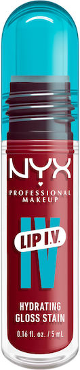 NYX Professional Makeup Lip IV Lip Gloss 10 Berry Thirsty Hydrating 5ml