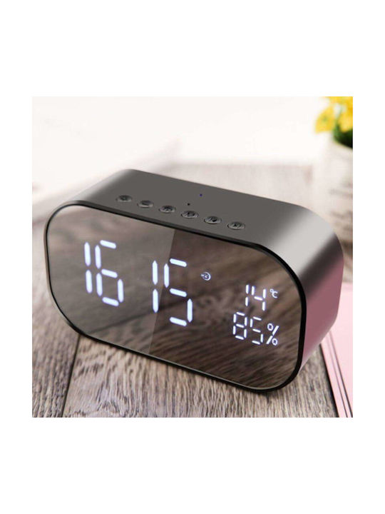 Akai Home Επιτραπέζιο Ψηφιακό Ρολόι με Ξυπνητήρι & Ραδιόφωνο ABTS-S2 BK