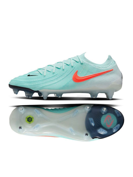 Nike Phantom GX II Elite Football Shoes with Cleats SG-Pro Turquoise