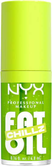 NYX Professional Makeup Fat Chillz Lip Oil 19 Kiwi Freezie 4.8ml
