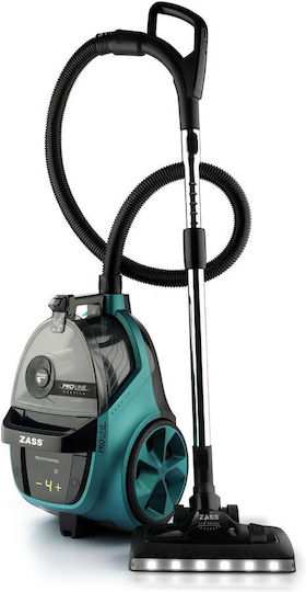 Zass Aspirator Electric 800W cu Recipient 3.1l Turcoaz