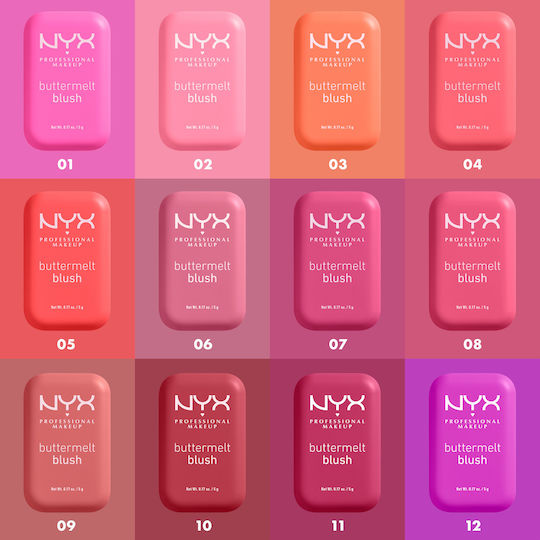 NYX Professional Makeup Blush Buttermelt 01 My Butta Half 5gr