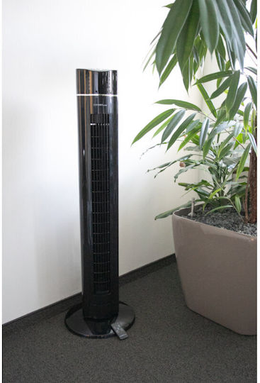 First Austria Ανεμιστήρας Πύργος 60W με Τηλεχειριστήριο Μαύρος