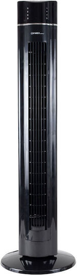 First Austria Ανεμιστήρας Πύργος 60W με Τηλεχειριστήριο Μαύρος