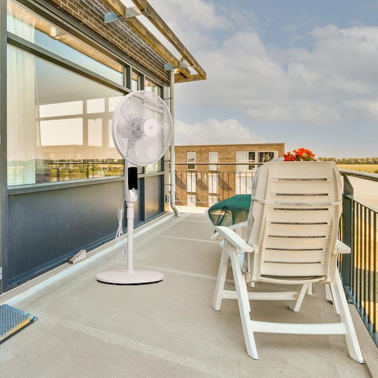 Osio Pedestal Fan 50W White