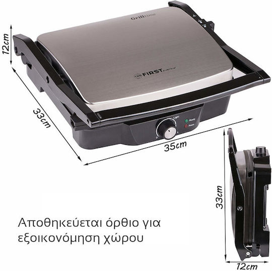 First Austria Сандвич тостер грил 2000W Inox