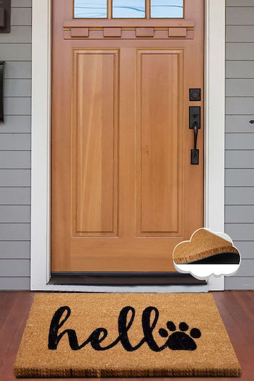 SteweHome Πατάκι Εισόδου από Κοκοφοίνικα Καφέ STE-032331-P32331 Καφέ