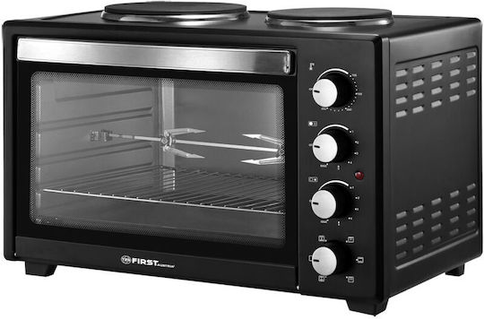 First Austria Electric Countertop Oven 45lt with 2 Burners and Hot Air Function
