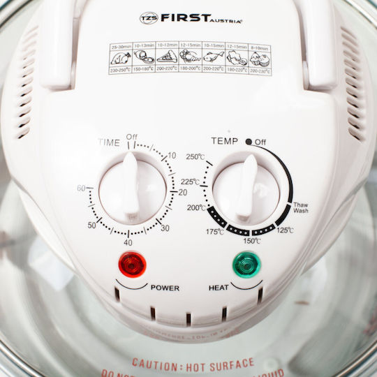 First Austria Halogen Oven Cooker 17lt White
