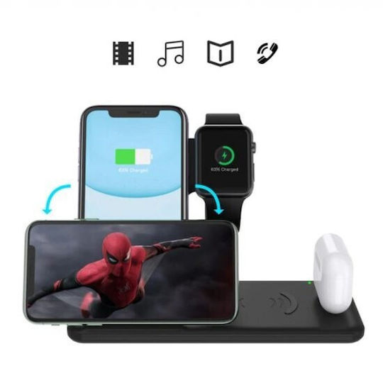Alista Home Încărcător Wireless (Qi Pad) 15W Negru (123344)