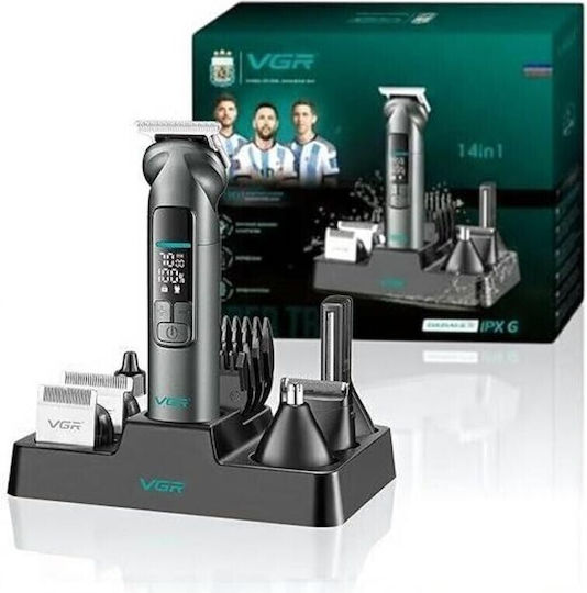 VGR Set Profesional Mașină de Tuns Reîncărcabilă V-096