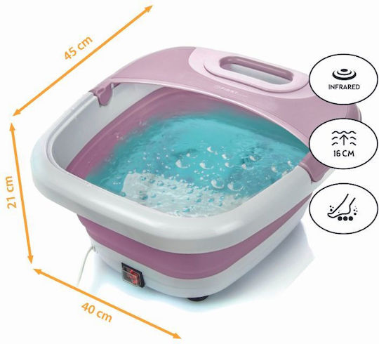 First Austria Massage Device for the Legs with Vibration and Infrared Pink