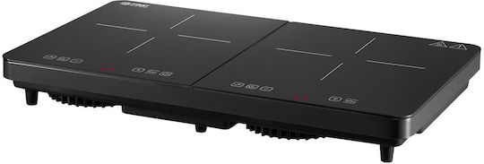 First Austria FA-5095-5 Kochplatten Herdtyp Induktion Doppel Schwarz