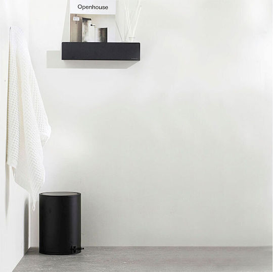 Sealskin Plastic Bathroom Bin Soft Close 3l Black
