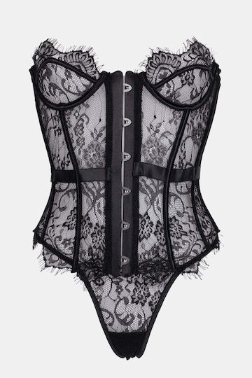 Lace Underwear Corset Black