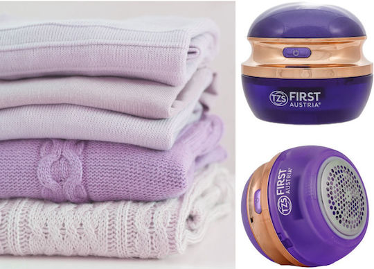 First Austria Rechargeable Fabric Shaver Purple