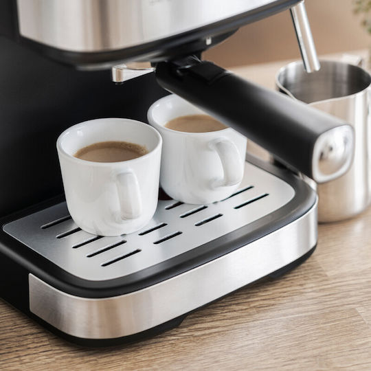 First Austria Espressomaschine 850W Druck 15bar Schwarz FA-5476-2