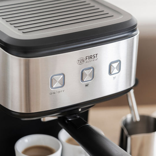 First Austria Espressomaschine 850W Druck 15bar Schwarz FA-5476-2