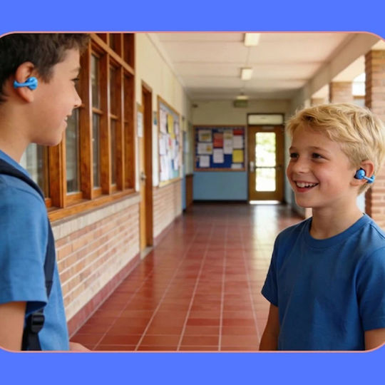 BlackView Airbuds K1 Bluetooth Handsfree Earphones with Sweat Resistance and Charging Case Cheeky Blue