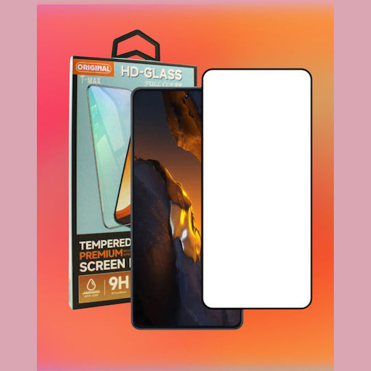 T-Max Full Glue Full Face Tempered Glass (Poco X8 Pro)