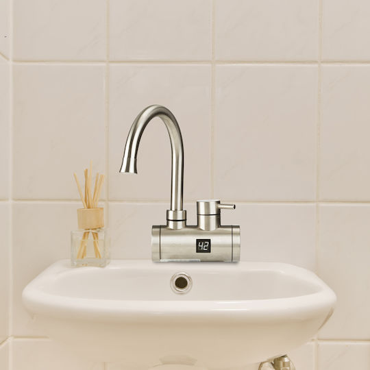 Osio Wall Mounted Electric Single-Phase Instant Heater Tap for Bathroom 3.3kW