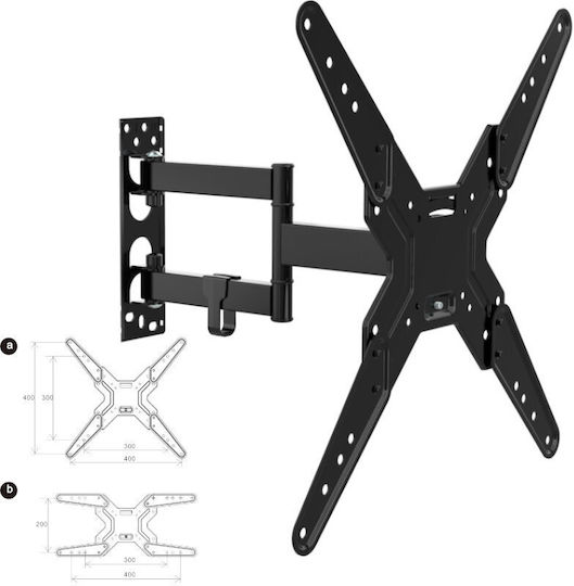 Osio OSM-7836 OSM-7836 Wall TV Mount with Arm up to 47" and 25kg