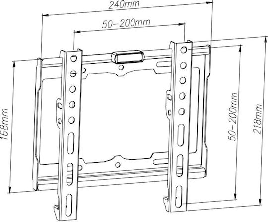 Osio Osma 1342 OSMA-1342 Suport TV de perete până la 43" și 25kg
