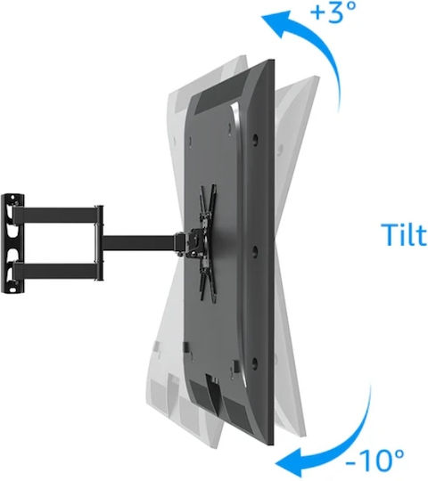 Osio OSM-7833 Wall TV Mount up to 42" Black