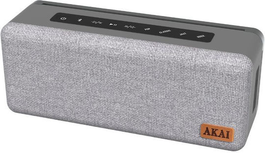 Akai Proffesional A3 Reflexo Ηχείο Bluetooth 10W με Διάρκεια Μπαταρίας έως 10 ώρες Γκρι