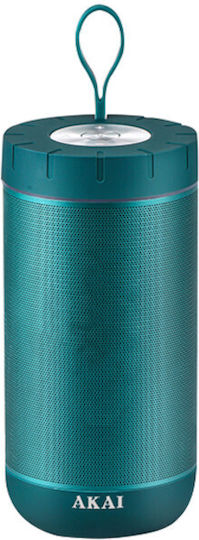 Akai Proffesional ABTSW-60 Αδιάβροχο Ηχείο Bluetooth 20W με Διάρκεια Μπαταρίας έως 30 ώρες Τιρκουάζ