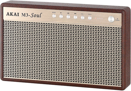Akai Proffesional M3-Soul Bluetooth Speaker 20W with Battery Life up to 15 hours coffee