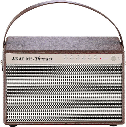 Akai Proffesional M5-Thunder Bluetooth Speaker 30W with Battery Life up to 12 hours coffee