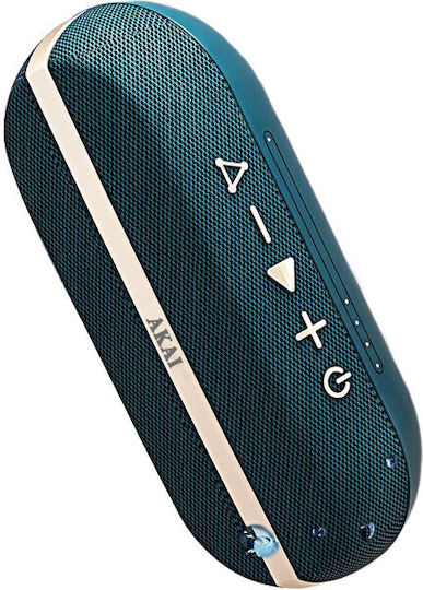 Akai Proffesional ABTSW-30R Αδιάβροχο Ηχείο Bluetooth 20W με Διάρκεια Μπαταρίας έως 15 ώρες Κόκκινο