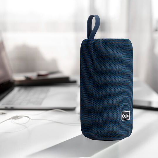 Osio Bluetooth Speaker 16W with Radio and Battery Life up to 4 hours Blue OBT-8000BU