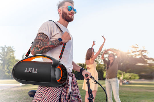 Akai Proffesional Wavestormer Ηχείο Bluetooth 110W με Διάρκεια Μπαταρίας έως 6 ώρες Μαύρο