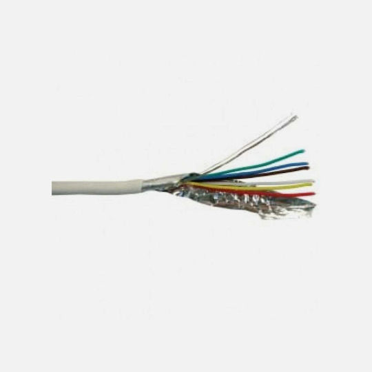 Καλώδιο Συναγερμού με Διατομή 6x0.22mm² 100m