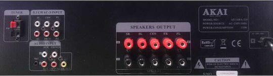 Akai Proffesional Amplificator Karaoke AS110RA-320BT Negru