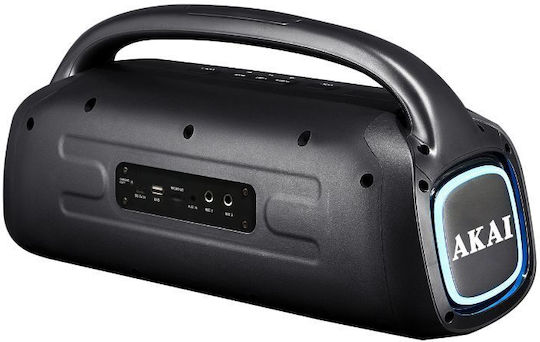Akai Proffesional Karaoke Speaker with Wired Microphone and Lighting Effects 110582-0134 Black
