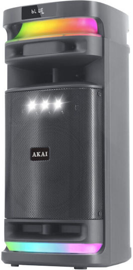 Akai Proffesional Karaoke Speaker With Wireless Microphone And Lighting Effects X12 Black